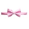 Spring Notion Men's Solid Color Satin Microfiber Bow Tie Light Pink view 1