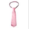 Spring Notion Boys' Solid Color Microfiber Zipper Tie Small Dusty Rose view 1