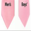 Spring Notion Boys' Solid Color Microfiber Zipper Tie Small Dusty Rose view 4