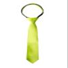 Spring Notion Boys' Solid Color Microfiber Zipper Tie Small Lime view 1
