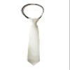 Spring Notion Boys' Solid Color Microfiber Zipper Tie Large Ivory view 1
