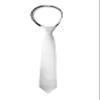 Spring Notion Boys' Solid Color Microfiber Zipper Tie Large White view 1
