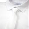 Spring Notion Boys' Solid Color Microfiber Zipper Tie Large White view 2