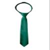 Spring Notion Boys' Solid Color Microfiber Zipper Tie Large Emerald view 1