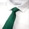 Spring Notion Boys' Solid Color Microfiber Zipper Tie Large Emerald view 2