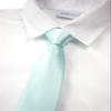 Spring Notion Boys' Solid Color Microfiber Zipper Tie Large Aqua view 2