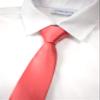 Spring Notion Boys' Solid Color Microfiber Zipper Tie Small Melon view 2