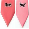 Spring Notion Boys' Solid Color Microfiber Zipper Tie Small Melon view 4