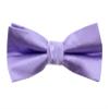 Spring Notion Men's Solid Color Satin Microfiber Bow Tie Dusty Lavender view 2
