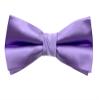 Spring Notion Men's Solid Color Satin Microfiber Bow Tie Wisteria view 2