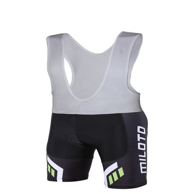 Uriah Men's Cycling Bib Shorts White 3D Coolmax Gel Padded Transformation Size S(CN)