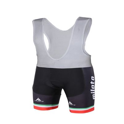 Uriah Men's Cycling Bib Shorts White 3D Coolmax Gel Padded Italy Style Size M(CN)