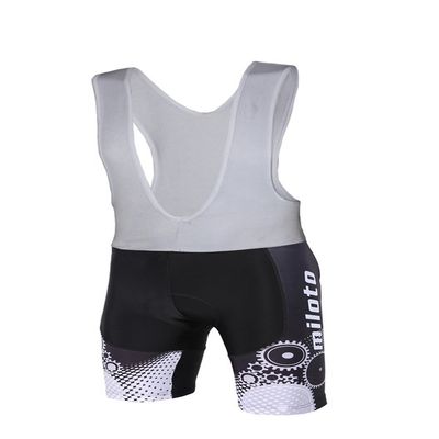 Uriah Men's Cycling Bib Shorts White 3D Coolmax Gel Padded Running Gear Size 5XL(CN)
