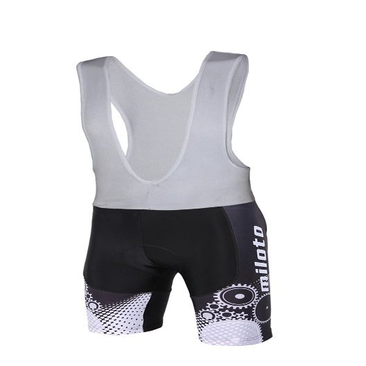 Uriah Men's Cycling Bib Shorts White 3D Coolmax Gel Padded Running Gear Size 5XL(CN)