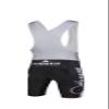 Uriah Men's Cycling Bib Shorts White 3D Coolmax Gel Padded Running Gear Size 5XL(CN) view 2