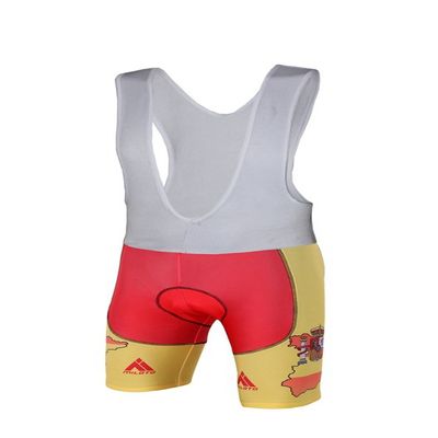 Uriah Men's Cycling Bib Shorts White 3D Coolmax Gel Padded Spain Style Size XXXL(CN)