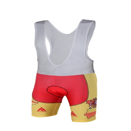 Uriah Men's Cycling Bib Shorts White 3D Coolmax Gel Padded Spain Style Size XXXL(CN)