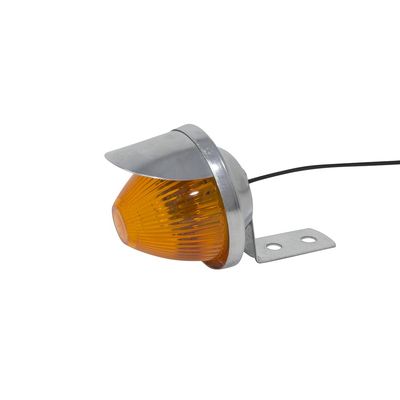 Fenix Lowrider Large Bee Bike Bicycle Light w/Visor Chrome, Amber Lens