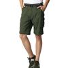 JOMLUN Boys Hiking Pants Kids Cargo Outdoor Casual Camping Pants Convertible Zip Off Quick Dry Trousers Army Green view 2