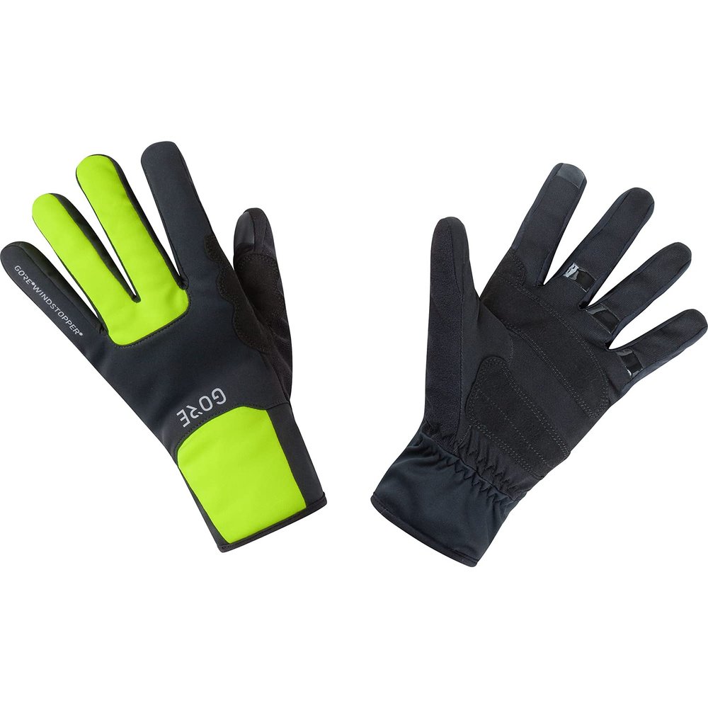 Gore Unisex M Gws Thermo Gloves, black/neon yellow, M
