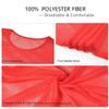 Thur amo 12Pack Adult Training Vests, Scrimmage Jersey Bibs Pinnies (Red) view 4