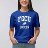 AS1101 - Florida Gulf Coast Eagles Arch Logo Soccer T Shirt - 3X-Large - Royal view 2