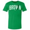 500 LEVEL Jaylen Brown Shirt (Cotton, XX-Large, Kelly Green) - Jaylen Brown Name Number W WHT view 1