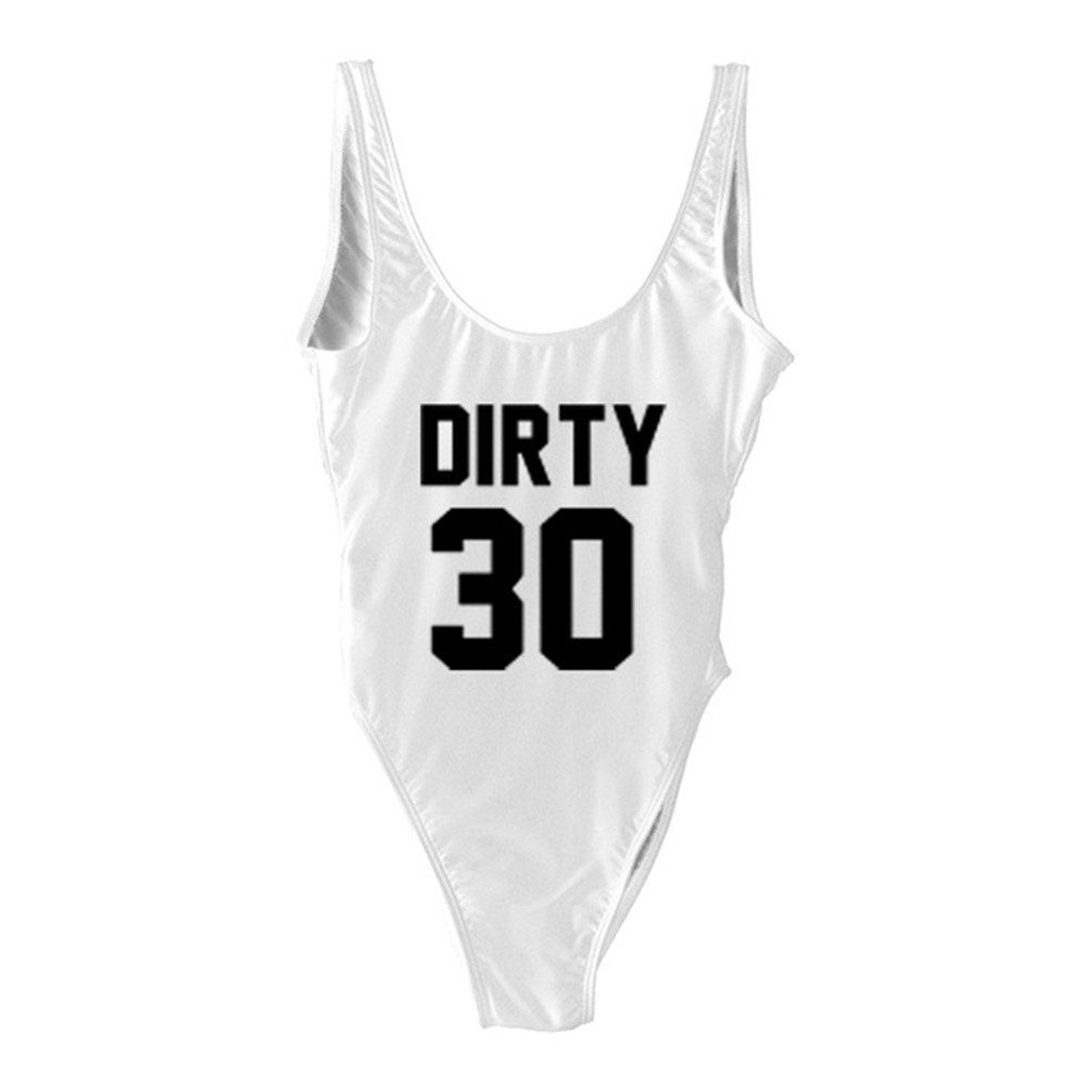 30 Swimsuit Women Monobikini Swimsuit High Waist Cut Bathing Suit for Party