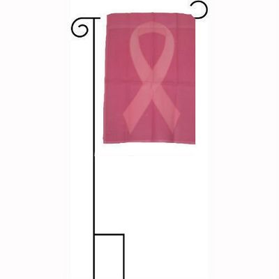 New They can be used indoors or outdoors.12x18 Breast Cancer Pink Ribbon Sleeved w/Garden Stand 12''x18'' Flag.The authentic design is based on information from official sources