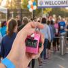 SPHTOEO Hand Tally Counter, Pink, 4 Digit Mechanical Clicker view 2