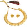 Bodha BodhaTraditional Indian Gold Plated Coin Necklace Set For Women (SJ_2329) view 1