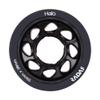 Riedell Radar Wheels Halo Roller Skate Wheels - 4 Pack of 38mm x 59mm | Black / 101A view 2