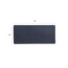 MotionTex Exercise Equipment Mat for Under Stationary Bike, Spin Bike, Exercise Bike, Treadmill, Fitness Equipment, Home Gym Floor Protection, 24" x 48", Black view 4