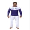 Vulkan Fight Company Brazilian Jiu Jitsu, Mens BJJ Power Competition Long-Sleeve Rashguard for Martial Arts Sports, Purple, Size XL view 1