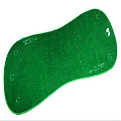 JEF World of Golf Dual Speed Putting Mat, Black (GS1018)