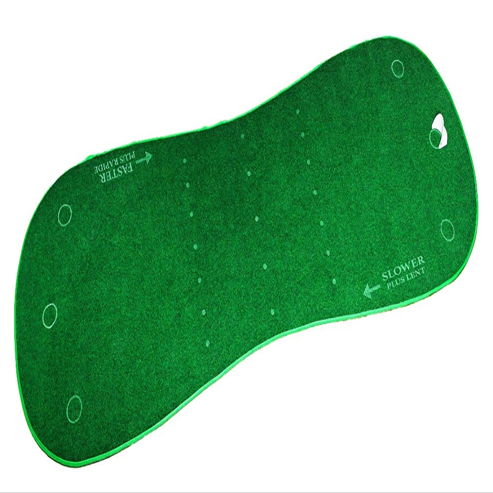 JEF World of Golf Dual Speed Putting Mat, Black (GS1018)
