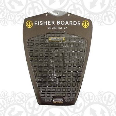 Fisher Boards Hypergrip Launch Premium Surfboard Traction Pad (Black)