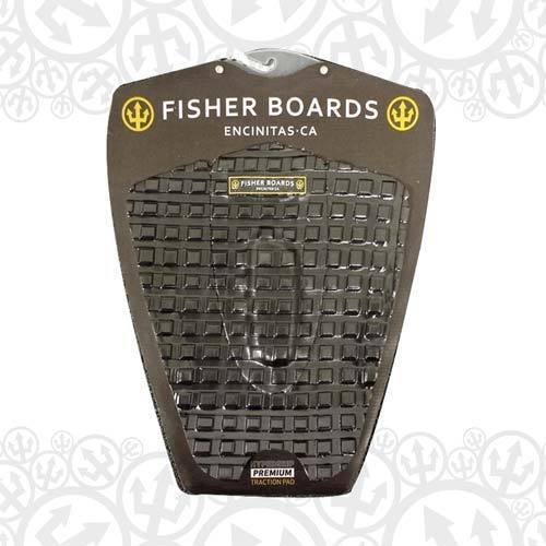 Fisher Boards Hypergrip Launch Premium Surfboard Traction Pad (Black)