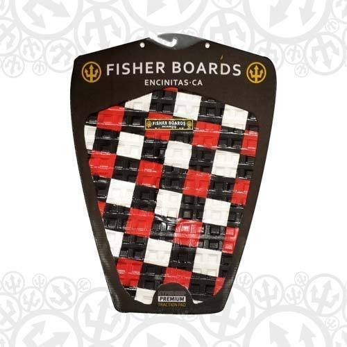 Fisher Boards Hypergrip Launch Premium Surfboard Traction Pad (Checkard)
