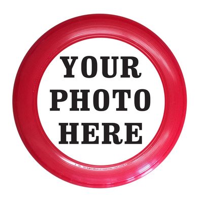 Infusion Custom Photo or Company Ultimate Frisbee Disc - 175g, Red