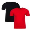 Next Level N6210 T-Shirt, Black + Red (2 Pack), X-Small view 1