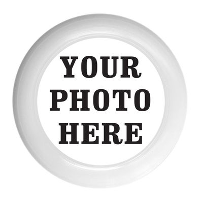 Infusion Custom Photo or Company Logo Ultimate Frisbee Disc 175g, White, Personalized Wham-O Frisbee for Gifts and Events