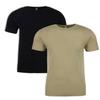 Next Level N6210 T-Shirt, Black + Light Olive (2 Pack), X-Small view 1
