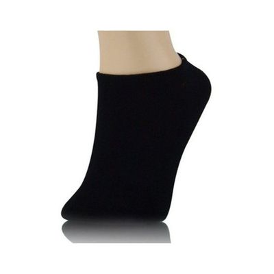 davido Women socks ankle low cut 100% cotton 8 pairs size 9-11 (black)