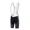 Uriah Men's Cycling Bib Shorts White 3D Coolmax Gel Padded Waves Blue Size M(CN) view 1