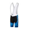 Uriah Men's Cycling Bib Shorts White 3D Coolmax Gel Padded Sea Blue Size M(CN) view 1