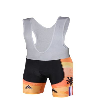 Uriah Men's Cycling Bib Shorts White 3D Coolmax Gel Padded Holland Style Size XXXL(CN)