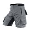 Deckra Mens Cycling Shorts MTB Mountain Biking Bike Padded Liner Shorts (as1, Alpha, l, Regular, Regular, Grey) view 1