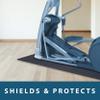 MotionTex Exercise Equipment Mat for Under Treadmill, Stationary Bike, Rowing Machine, Elliptical, Fitness Equipment, Home Gym Floor Protection, 30" x 78", Black view 4