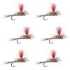 The Fly Fishing Place Hi-Visibility Parachute Adams Classic Trout Dry Fly Fishing Flies - Set of 6 Flies Size 14 view 1